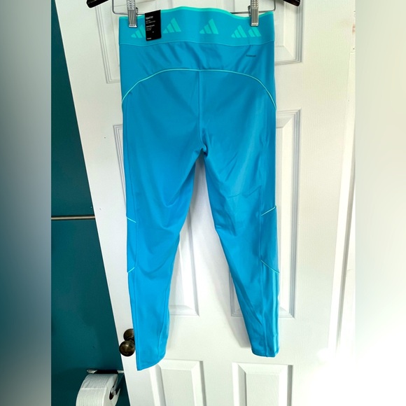 NWT WOMENS ADIDAS HYPERGLAM COLOR POP FULL-LENGTH LEGGINGS M - Picture 7 of 9